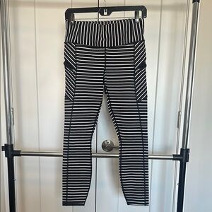 Athleta Striped Contender Tights